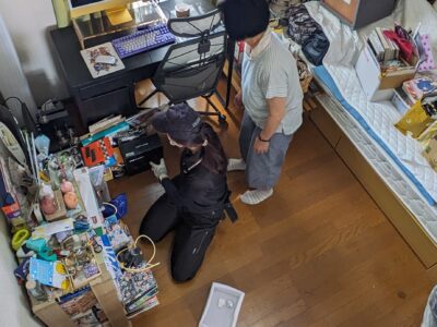 葛飾区でロフト付きワンルームの片付けをお手伝い